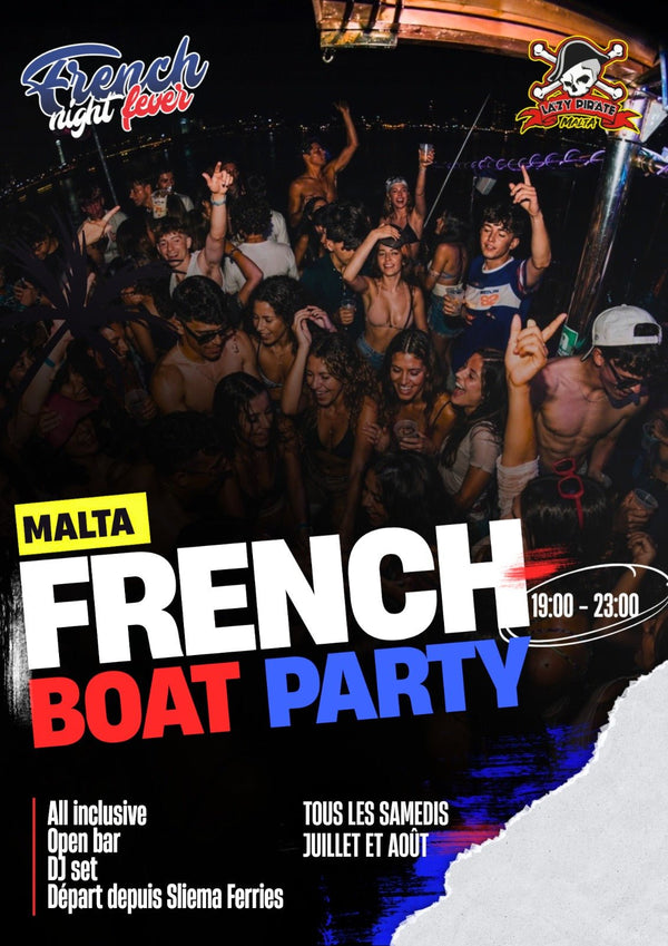 Lazy Pirate Boat Party Malte