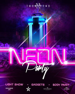 Neon Party at TwentyTwo in Malta
