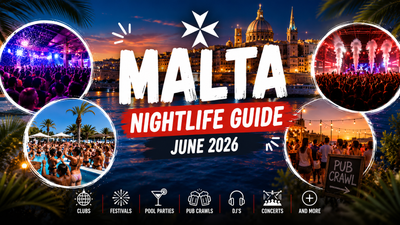 Where to go out in Malta in June 2026? The best parties and events to finish
