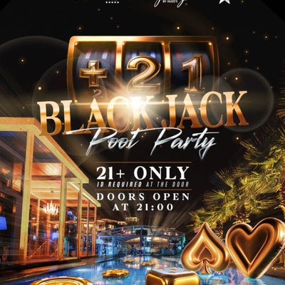 +21 Black Jack Pool Party en el Hugo's Hotel a Malta