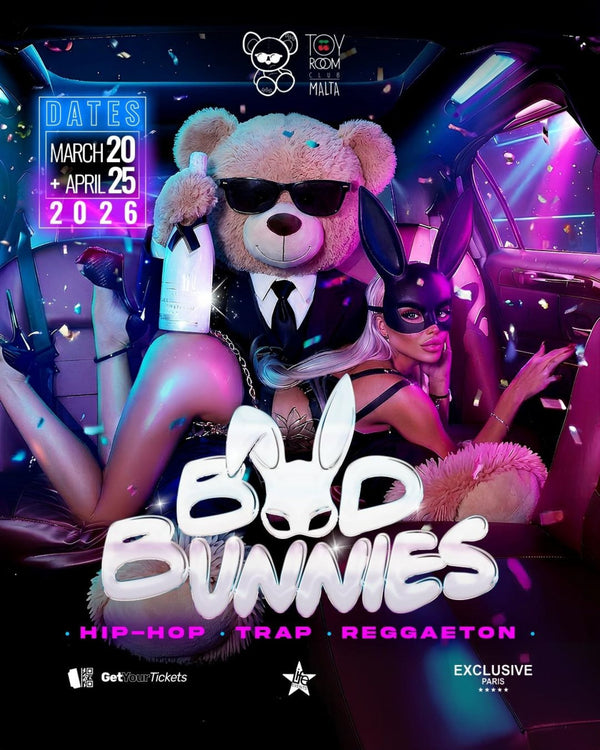 Bad Bunnies au Toy Room Malte - Edition 2026