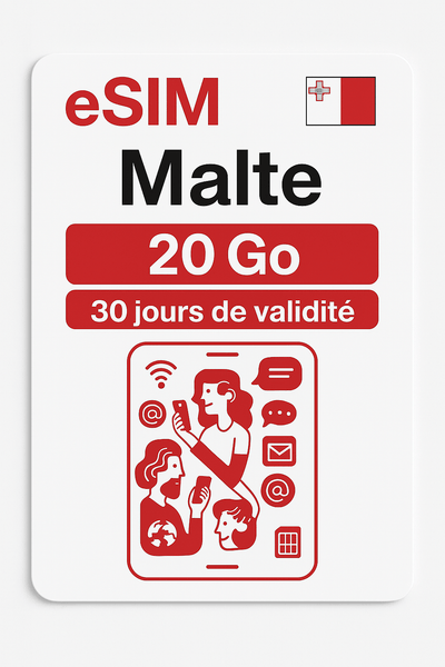 Virtual SIM card for Malta - Instant 4G/5G connection