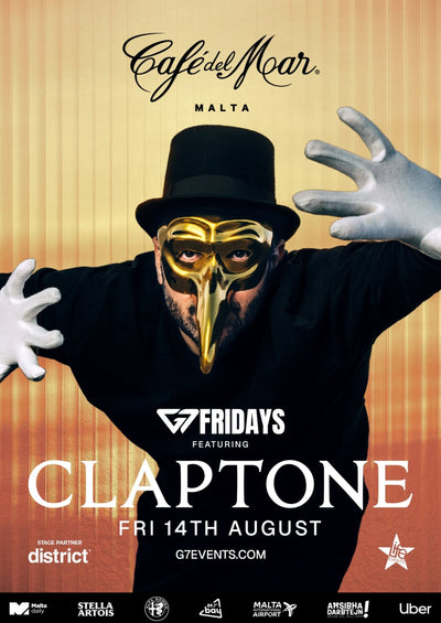 Claptone au Café del Mar à Malte