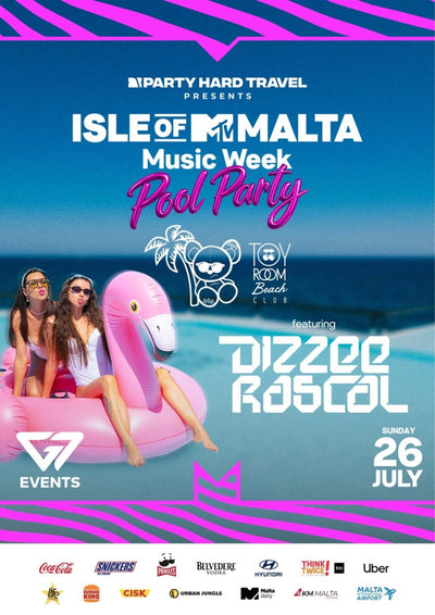 Dizzee Rascal au Toy Room Beach Club à Malte