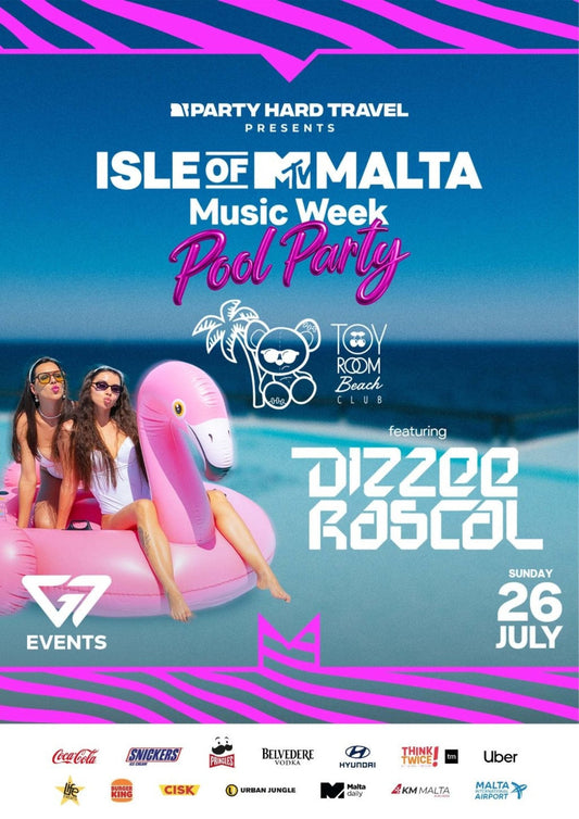 Dizzee Rascal au Toy Room Beach Club à Malte-malte