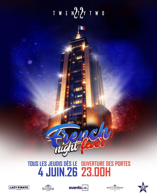 French Night Fever au TwentyTwo à Malte - malte