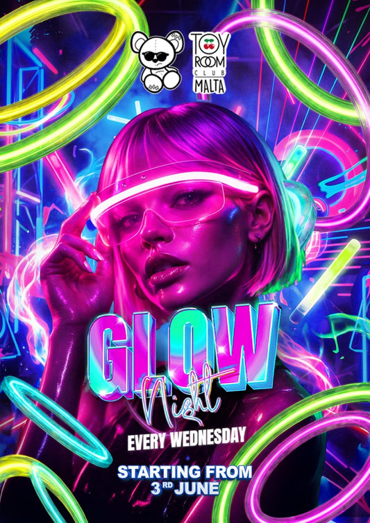 Glow Wednesdays au Toy Room à Malte - malte