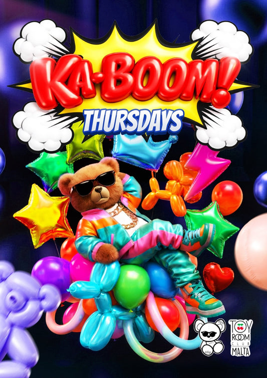 Kaboom Thursday au Toy Room à Malte - malte