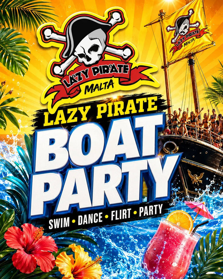 Lazy Pirate Boat Party Malte-malte