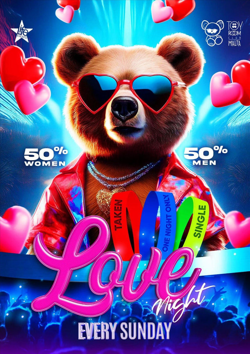 Love Night en el Toy Room en Malta