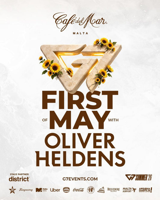 Oliver Heldens à Malte - G7 First of May | Café del Mar Malta — 1er Mai 2026 - malte