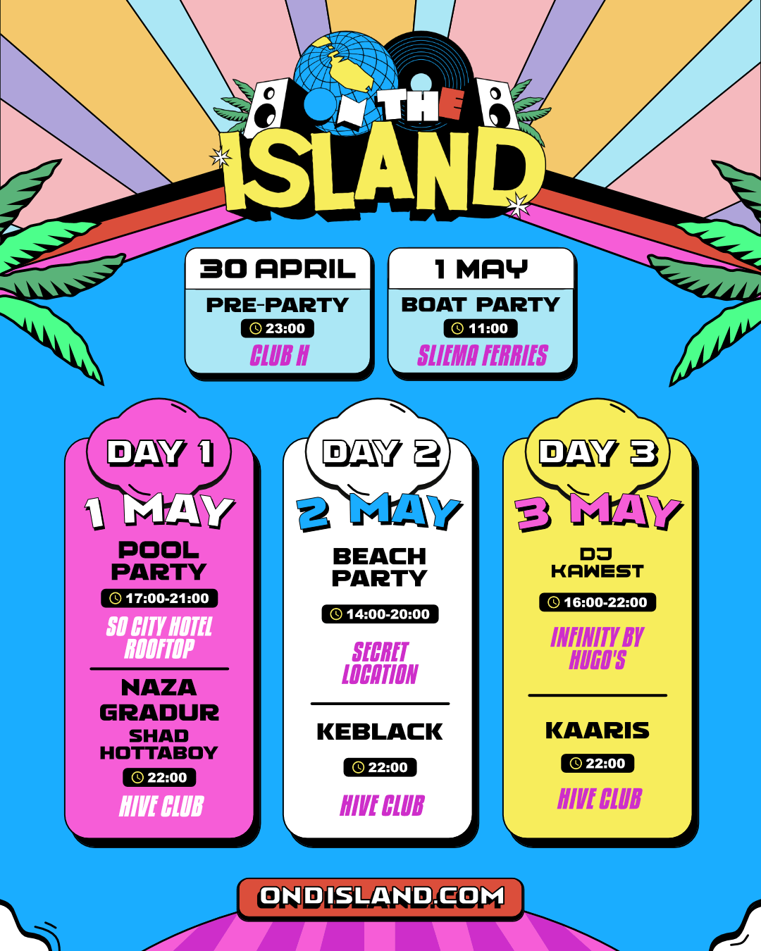 On The Island - Malte - Festival