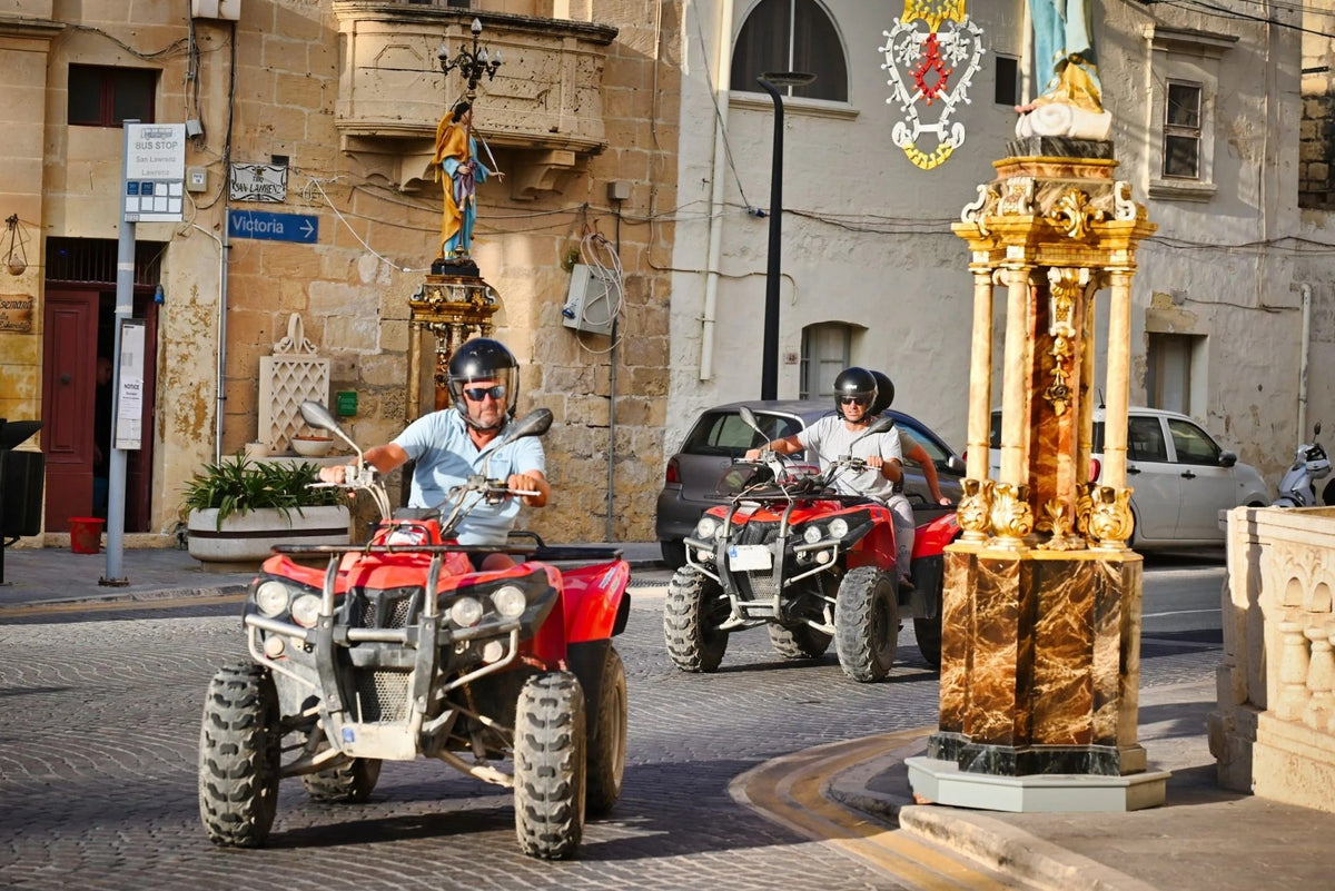 Quad Gozo — Tour Coucher de Soleil avec Plateau Méditerranéen - malte