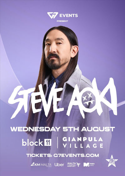 Steve Aoki au Gianpula Village à Malte
