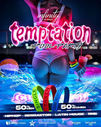 Temptation Pool Party Malte au Hugo's Hotel - 2026