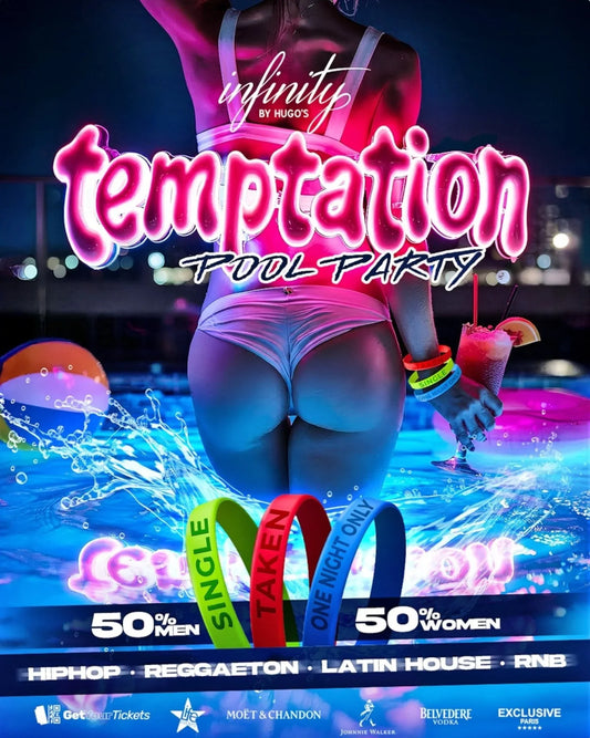 Temptation Pool Party au Hugo's Hotel à Malte - Malta Adventures