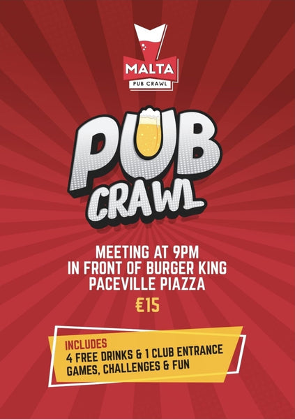 Tournée des bars à Paceville - Malta Pub Crawl - malte
