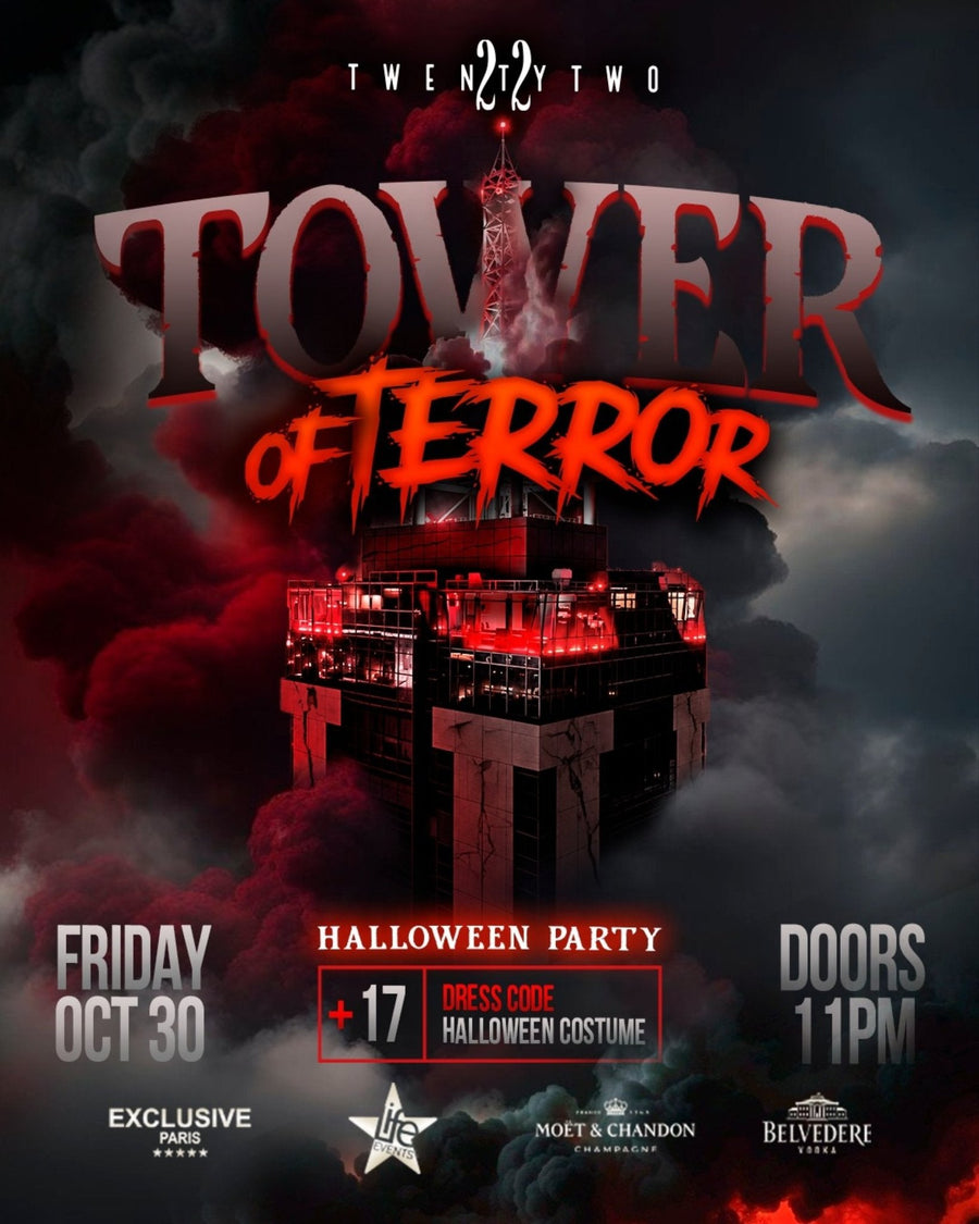 Tower of Terror Malte au TwentyTwo - Halloween 2026-malte