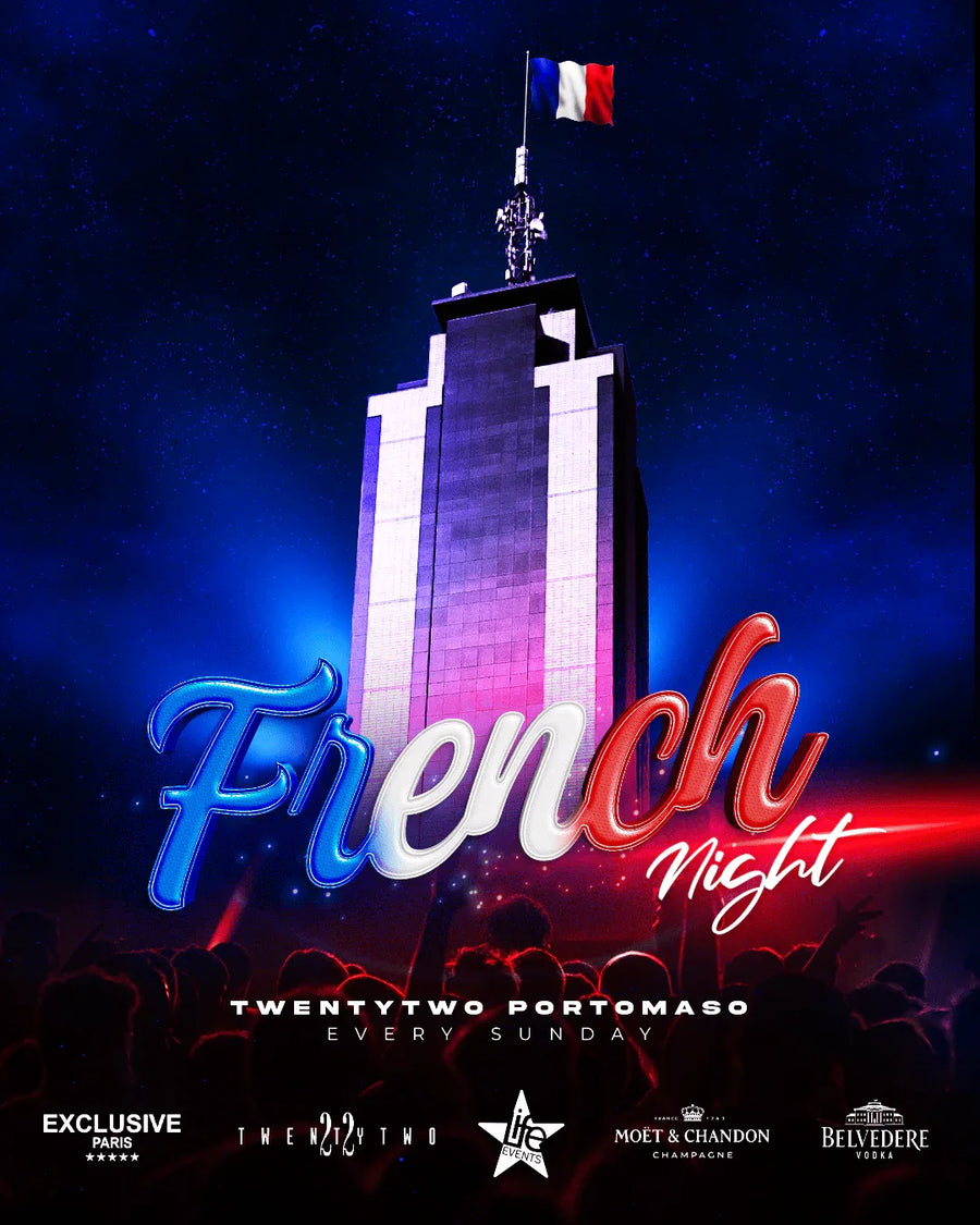 French Party au TwentyTwo à Malte - Edition 2026 - Malta Adventures