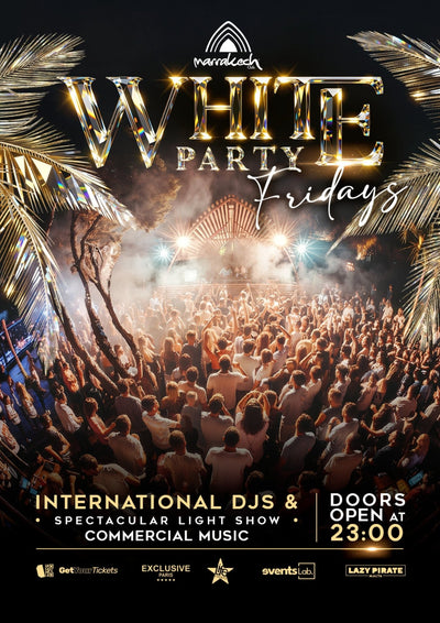White Party Marrakech Malte au Gianpula Village - 2026